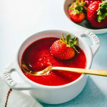 Purée de fraises