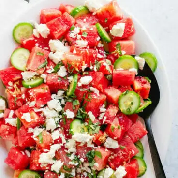 Wassermelonensalat