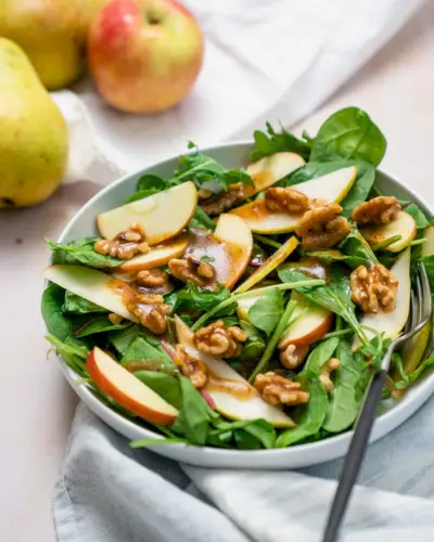 Spinat-Apfel-Salat