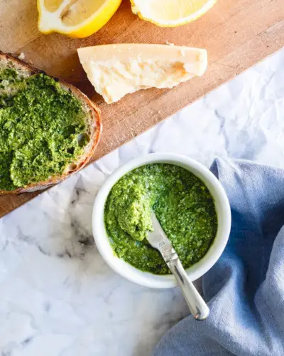 Sauce pesto au basilic