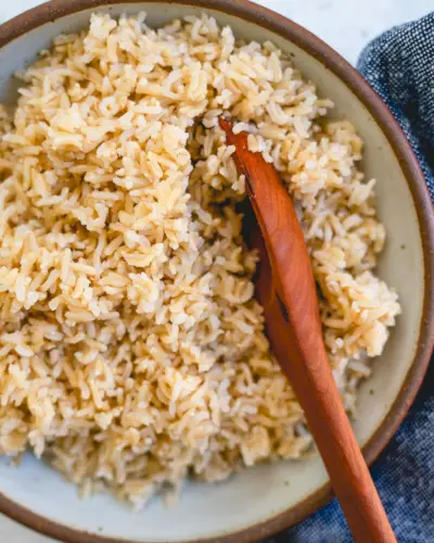 Rezept für braunen Reis