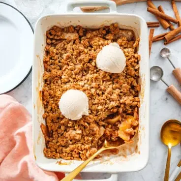 Crocante de Maçã Vegano