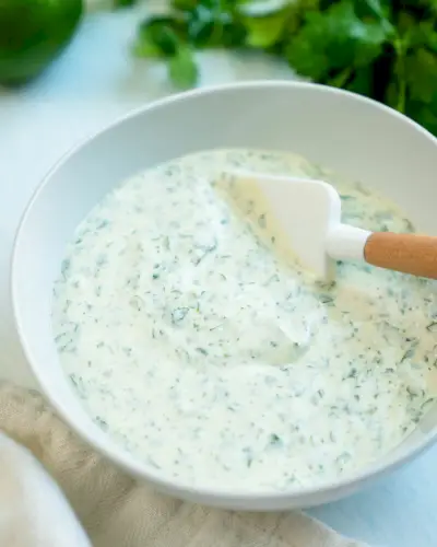 Koriander-Limetten-Sauce