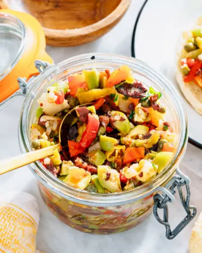 Ricetta Insalata Di Olive In Barattolo