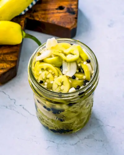 Eingelegte Bananenpaprika