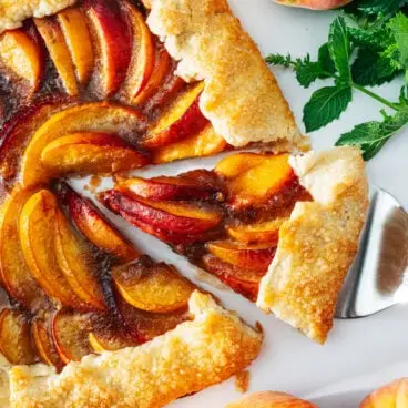 Broskyňová Galette