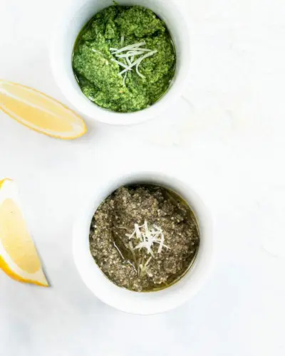 Pesto de manjericão seco