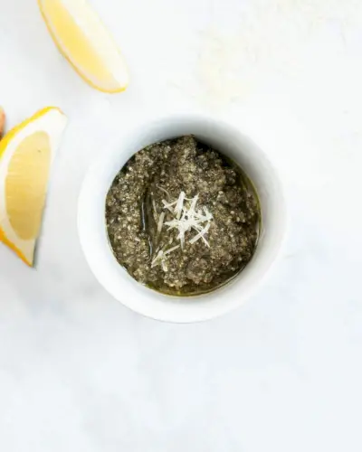 Pesto de manjericão seco