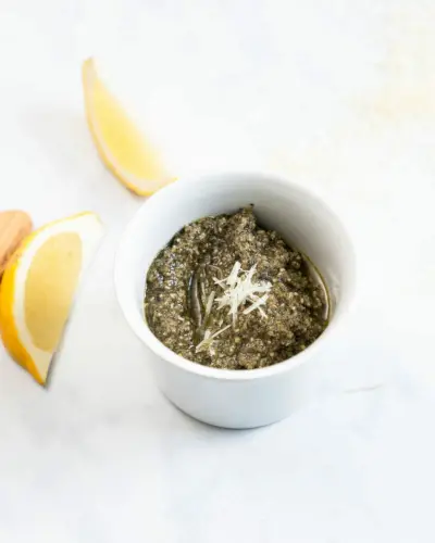 Pesto de manjericão seco