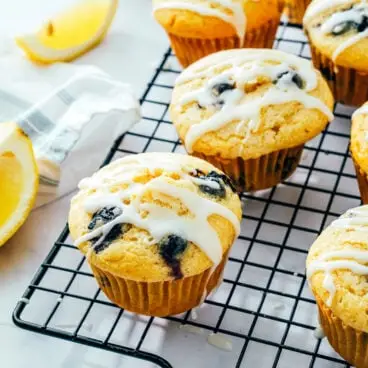 Zitronen-Blaubeer-Muffins