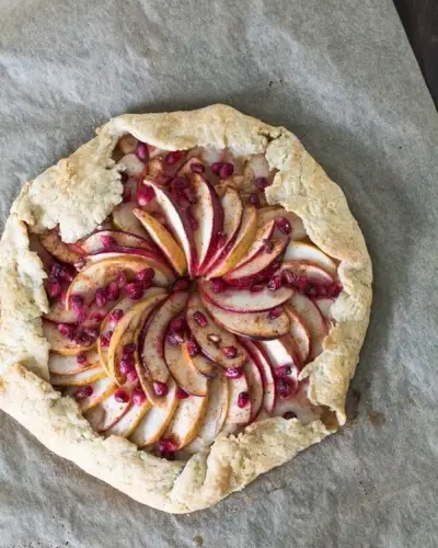 Receita de galette de maçã