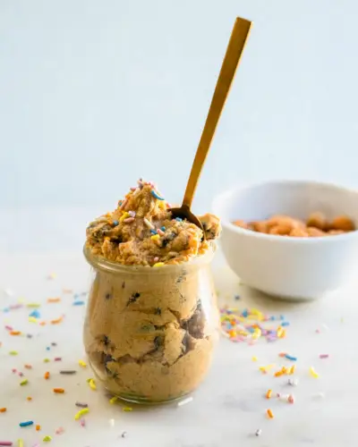 Massa de biscoito de grão de bico