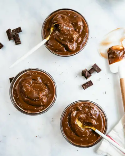 Budino al cioccolato vegano