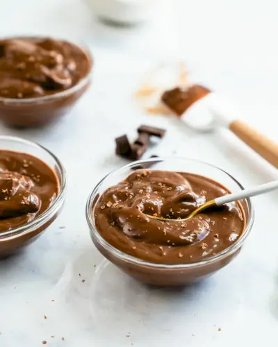 Budino al cioccolato vegano
