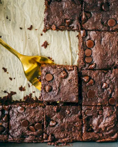 Veganské sladké bramborové brownies