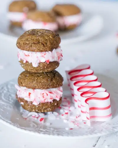 Ingwer-Keks-Eiscreme-Sandwich | Pfefferminz-Eis-Sandwiches