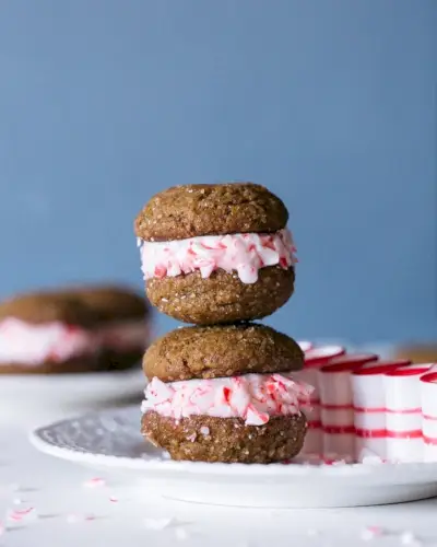 Ingwer-Keks-Eiscreme-Sandwich | Pfefferminz-Eis-Sandwiches