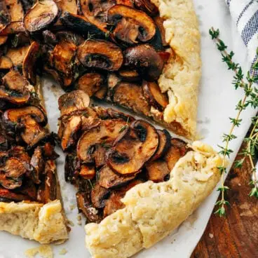 Houbová galette