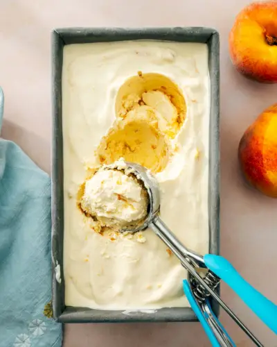 Recept na broskyňovú zmrzlinu