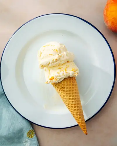 Recept na broskyňovú zmrzlinu