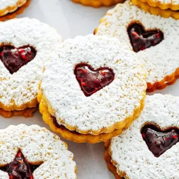 Biscoitos Linzer