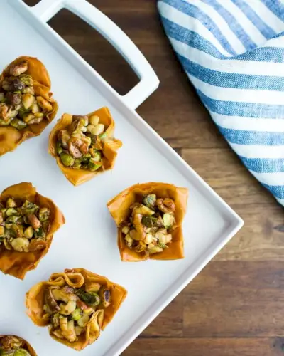 Snadný recept na baklavu | phyllo poháry
