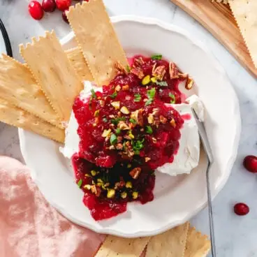 Molho De Queijo Creme De Cranberry
