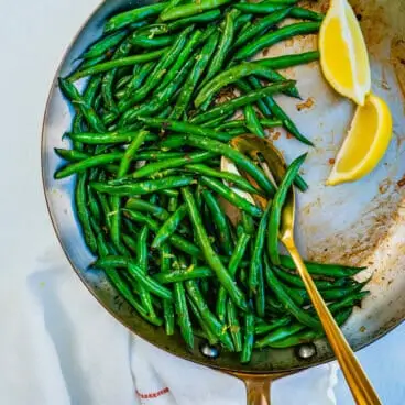Haricots verts sautés