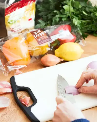 Vegetarisch gefüllte Paprika
