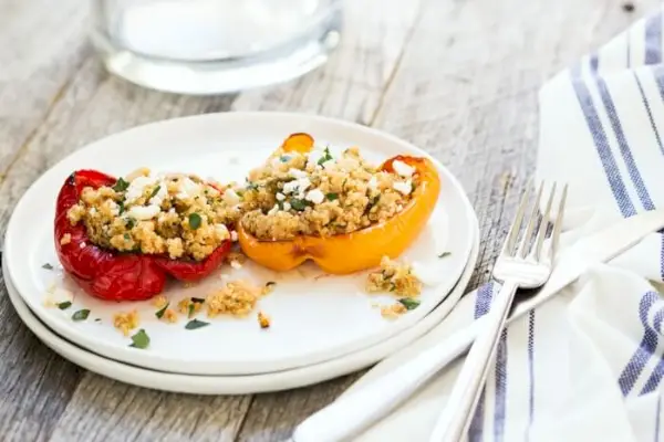 Rezept für mit Quinoa gefüllte Paprika