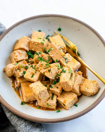 Jednoduchý recept na marinované tofu