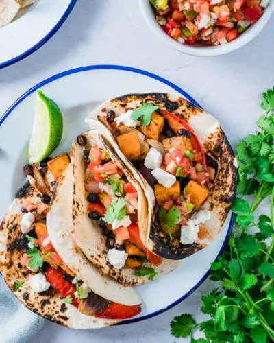 Tacos de batata doce