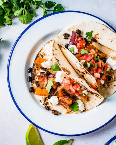 Tacos de batata doce