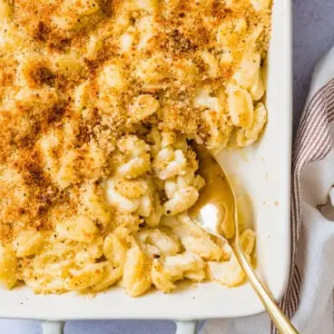 Macarrones con queso y trufa