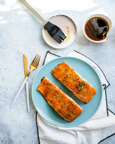 Salmão Teriyaki