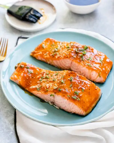 Salmão Teriyaki