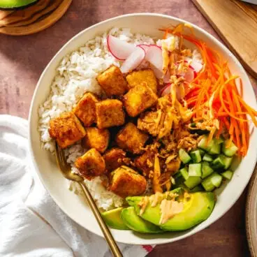 Tigela de tofu