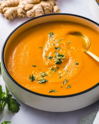 Sopa De Zanahoria Y Jengibre