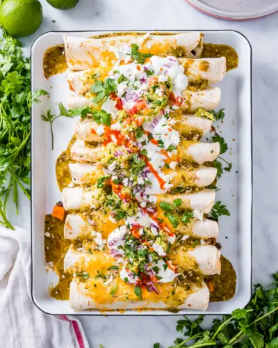 Enchiladas de Batata Doce