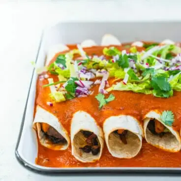 Enchiladas veganas