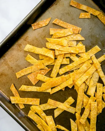 Tiras de tortilha