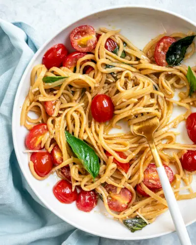 Pâtes tomates basilic