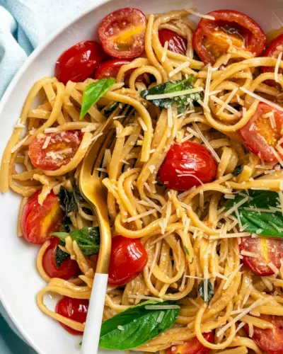 Pâtes tomates basilic