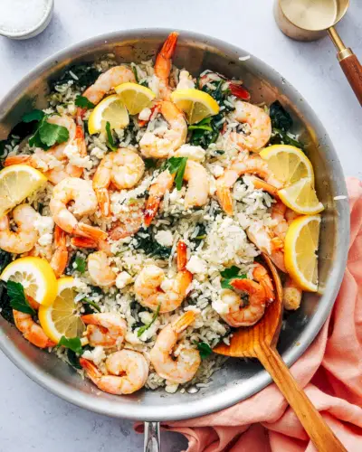 Recept na krevety a ryžu