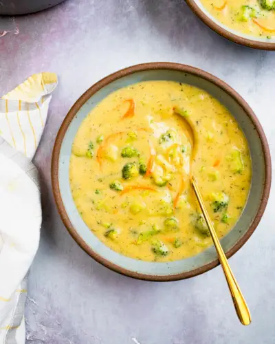 Zuppa di patate e broccoli
