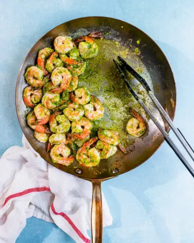Gamberetti al pesto
