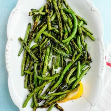 Haricots verts grillés