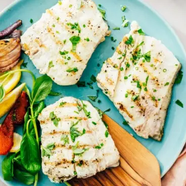 Flétan grillé