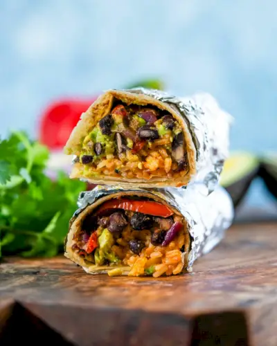 Veganer Burrito
