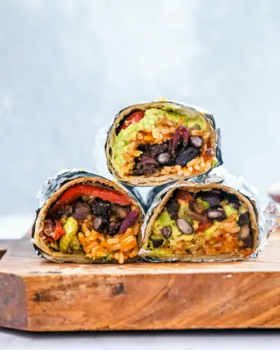 Veganer Burrito